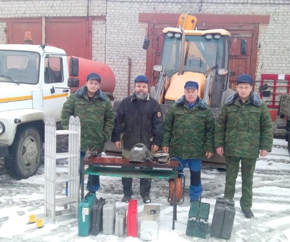 Военные коммунальщики провели тренировку по предупреждению аварийных ситуаций в военных городках