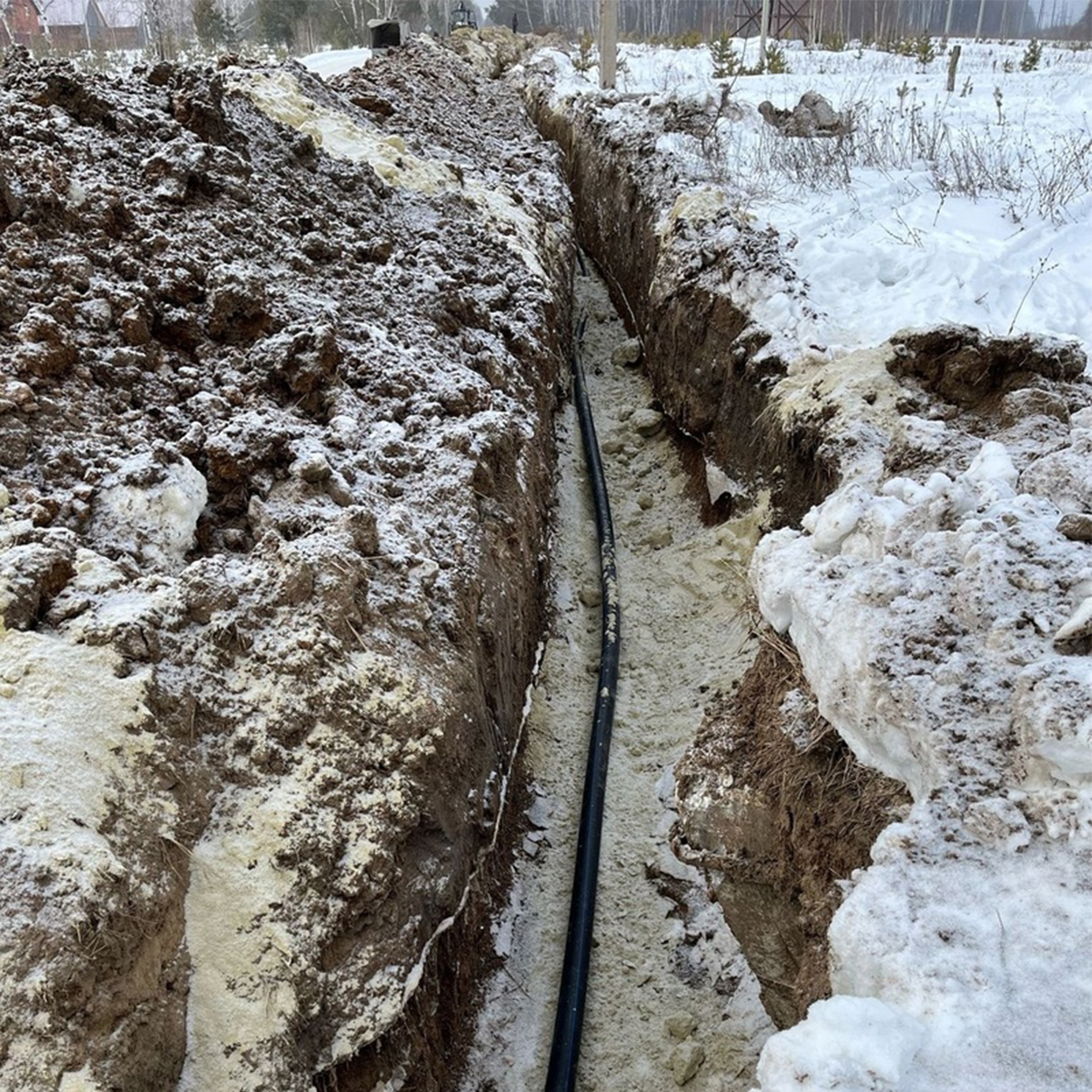В рабочем посёлке Сосновоборск завершили капитальный ремонт водопроводной сети
