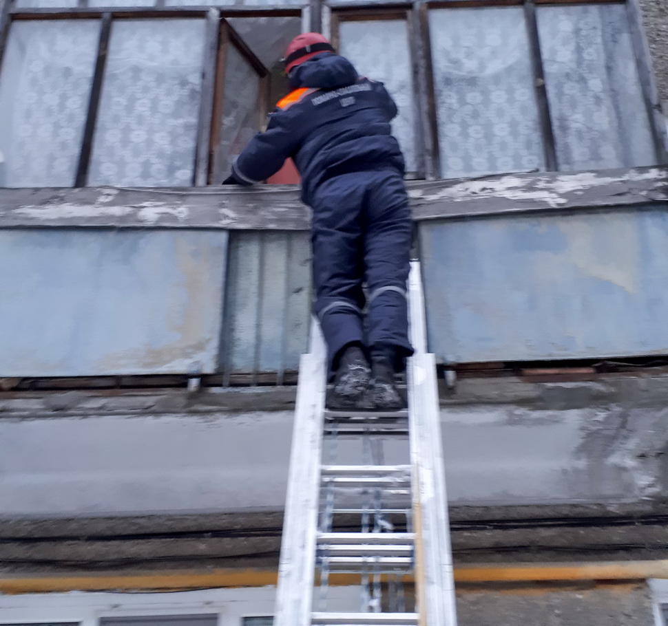 Спасатели выехали на ул. Толстого для помощи женщине