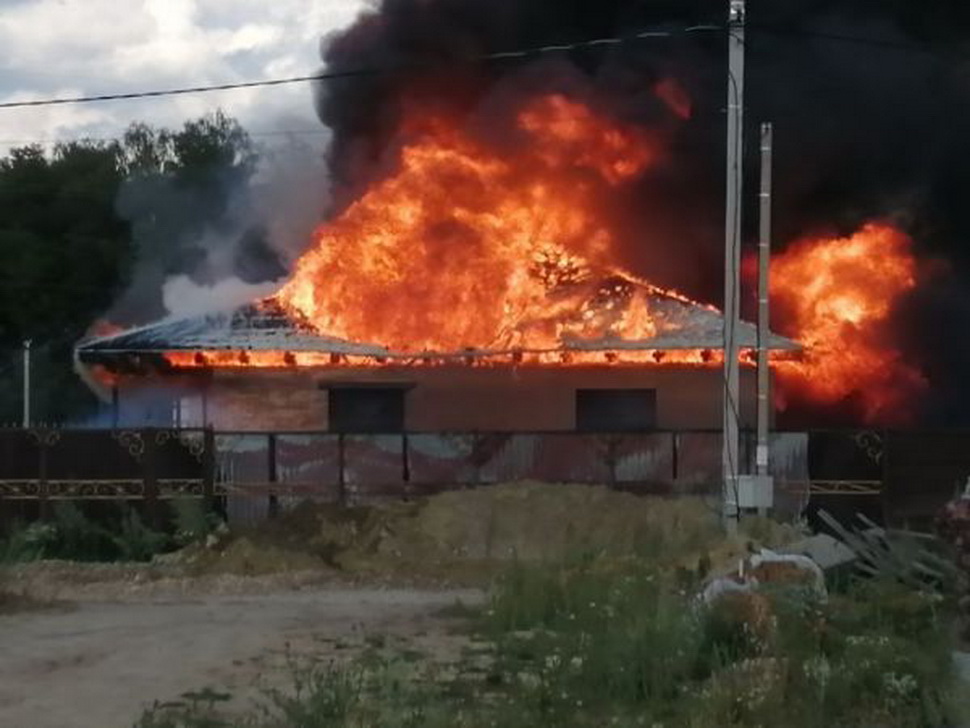 Ликвидировано возгорание жилого дома в г. Пензе