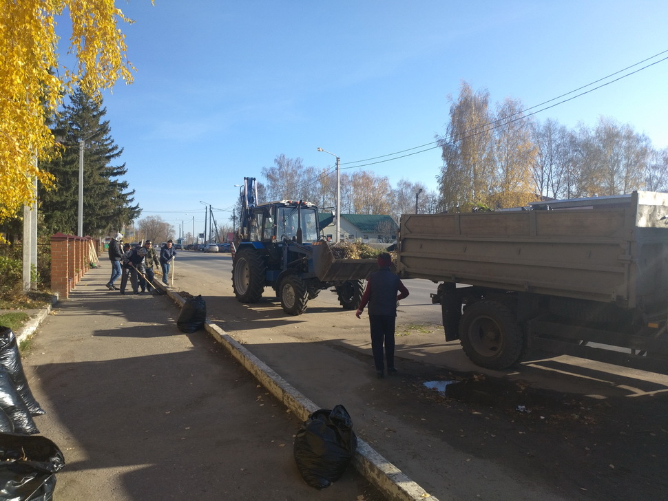На территории Пензенской области состоялся районный субботник