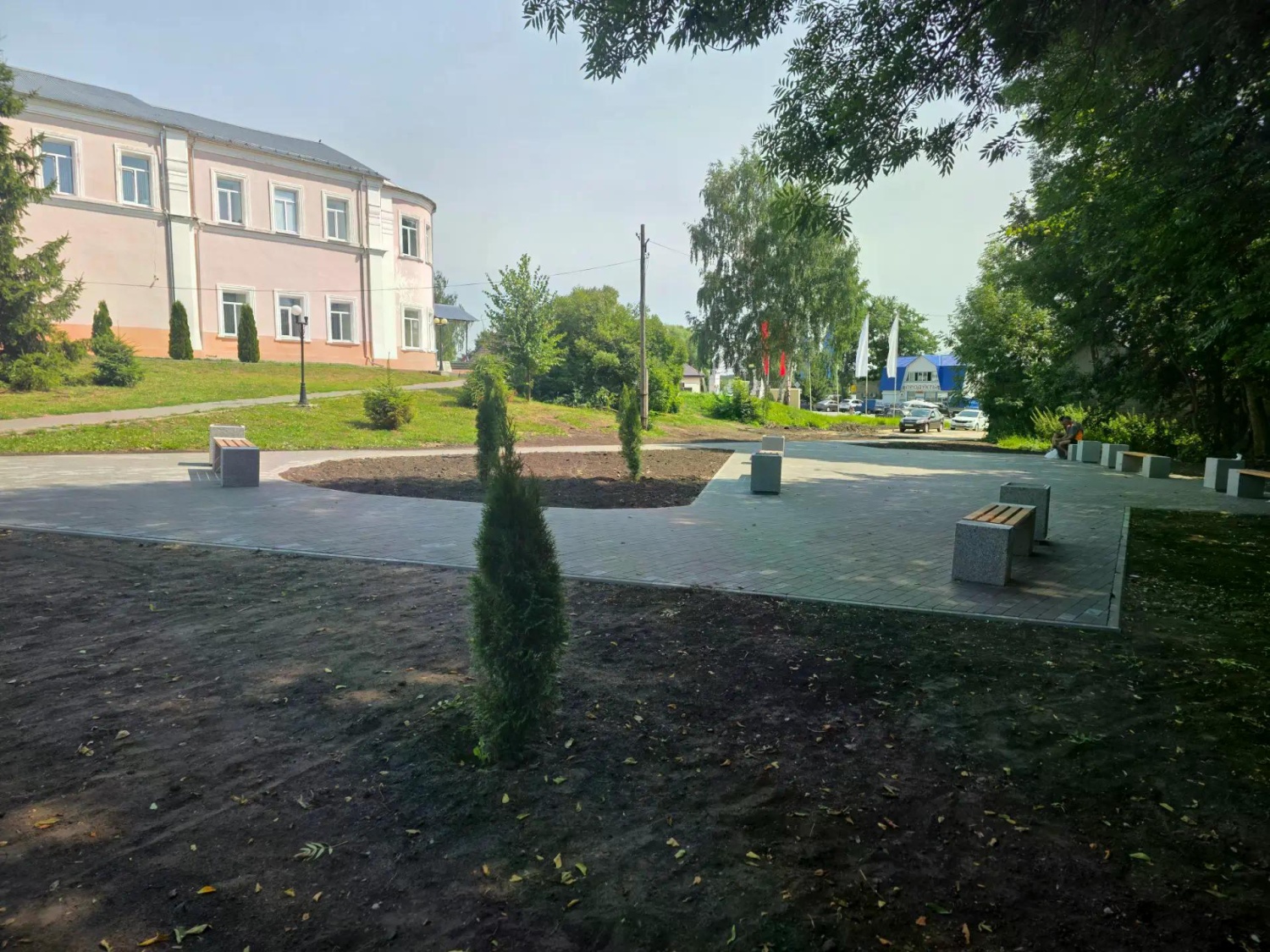 Благоустройство улицы Площадь Ленина в Вадинске завершено