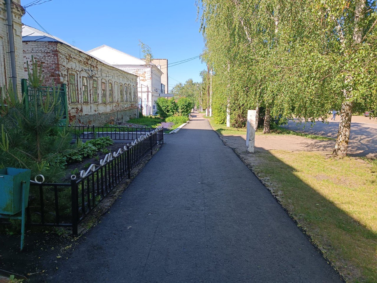 В Белинском продолжаются работы по благоустройству общественного пространства