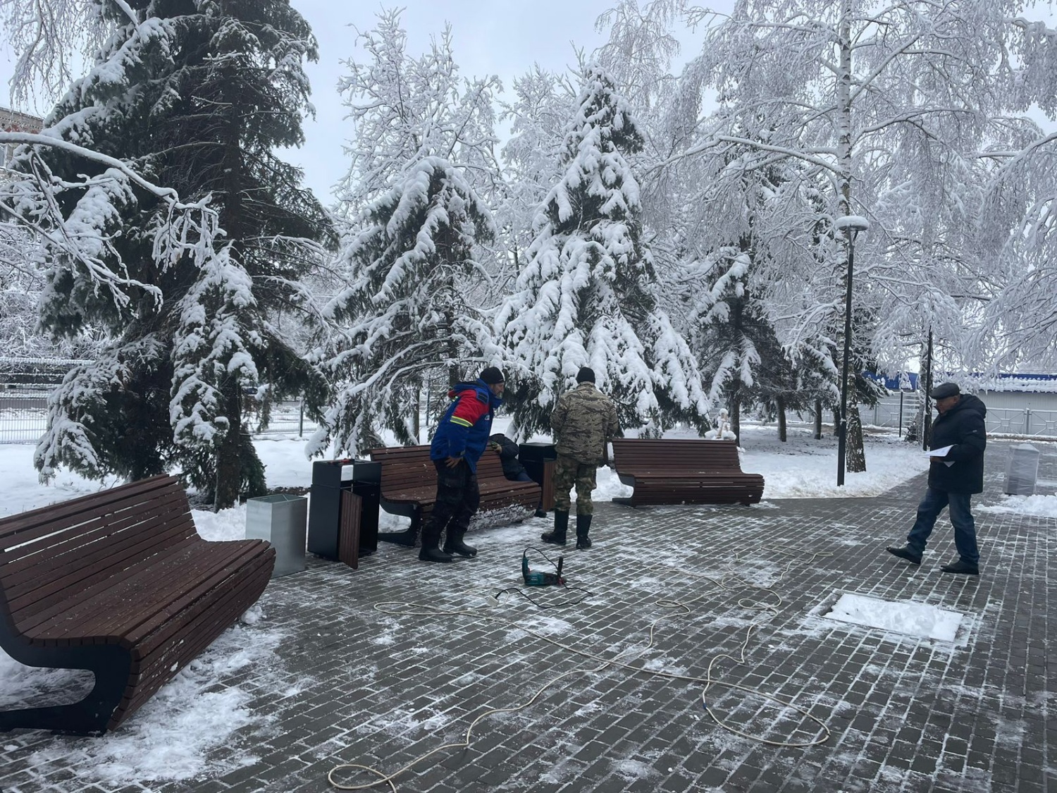В Сердобске продолжают благоустраивать городские скверы В Сердобске продолжают благоустраивать городские скверы
