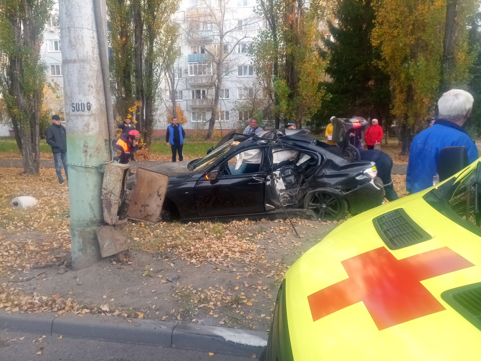На пр.Строителей спасатели ГУ ППСЦ устраняли последствия ДТП