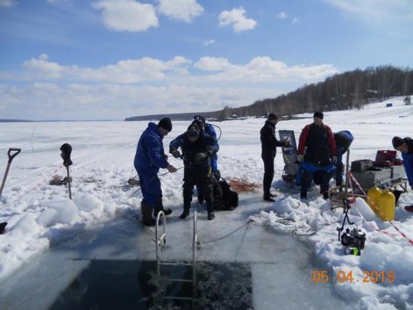 На Сурском водохранилище прошли водолазные сборы