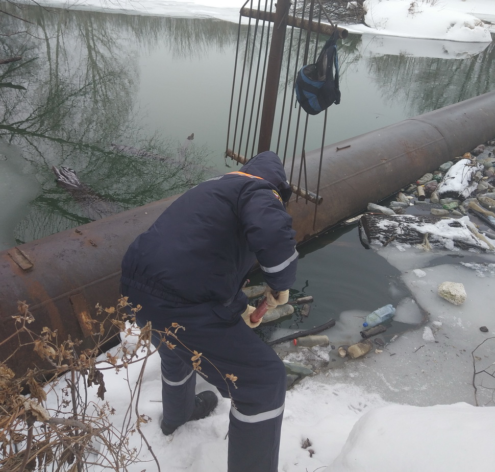 Спасатели ГУ ППСЦ выехали в район улицы Терновского по сигналу