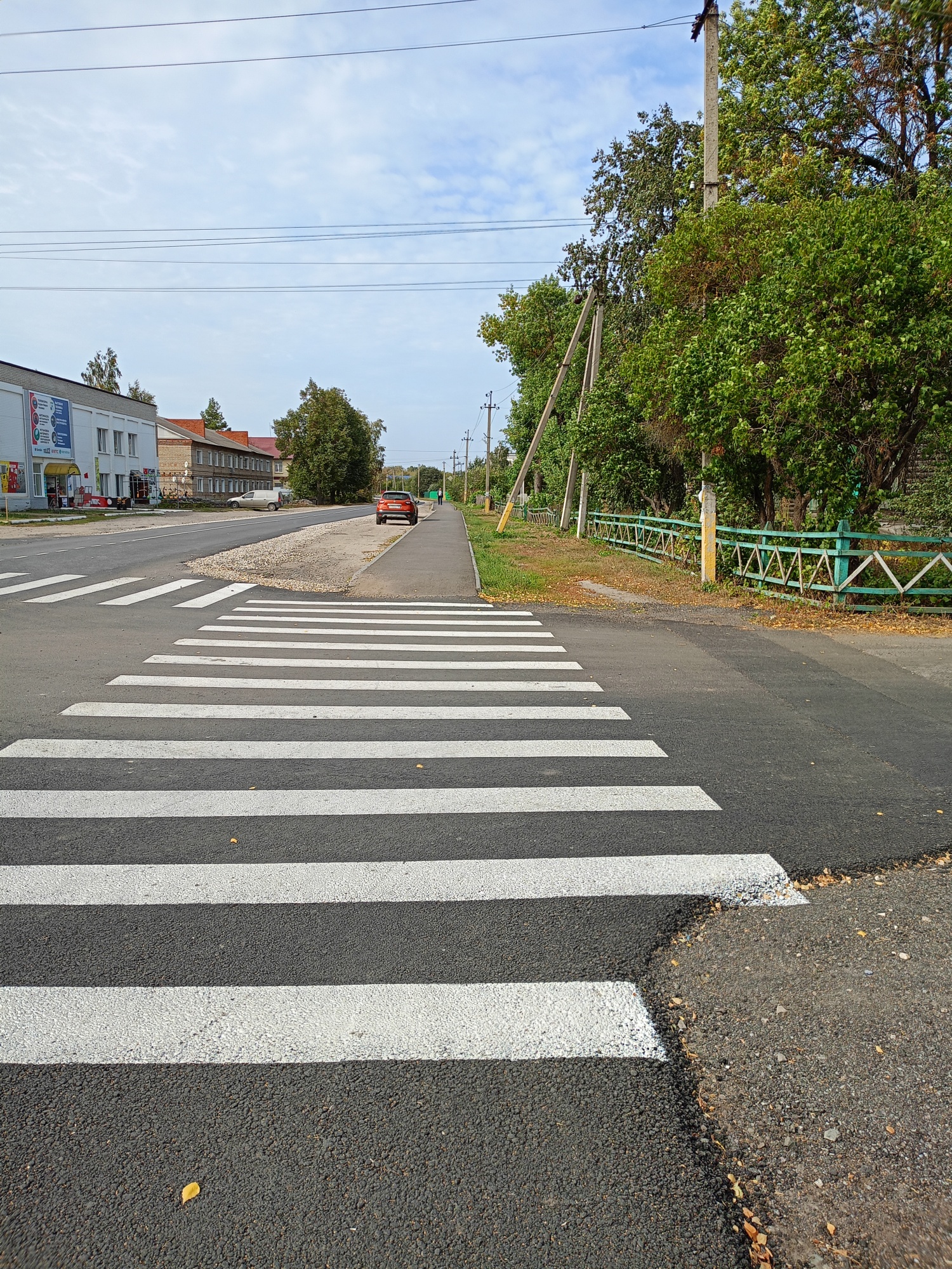 В Земетчино завершили работы по устройству тротуара на улице Чкалова В Земетчино завершили работы по устройству тротуара на улице Чкалова