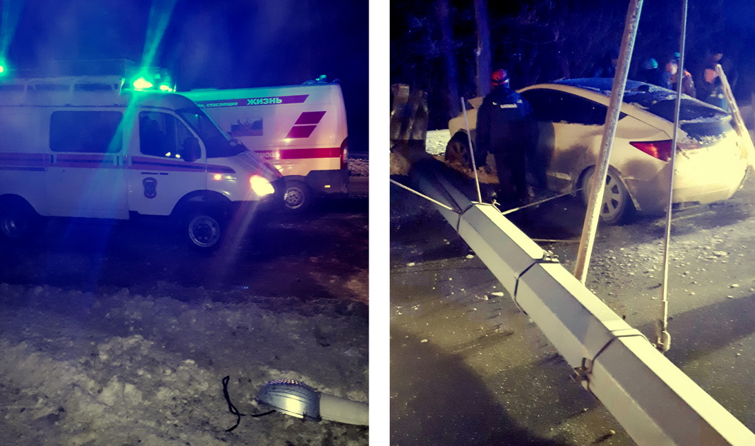 Спасатели ГУ ППСЦ приняли участие в устранении последствий ДТП на ул. Окружной
