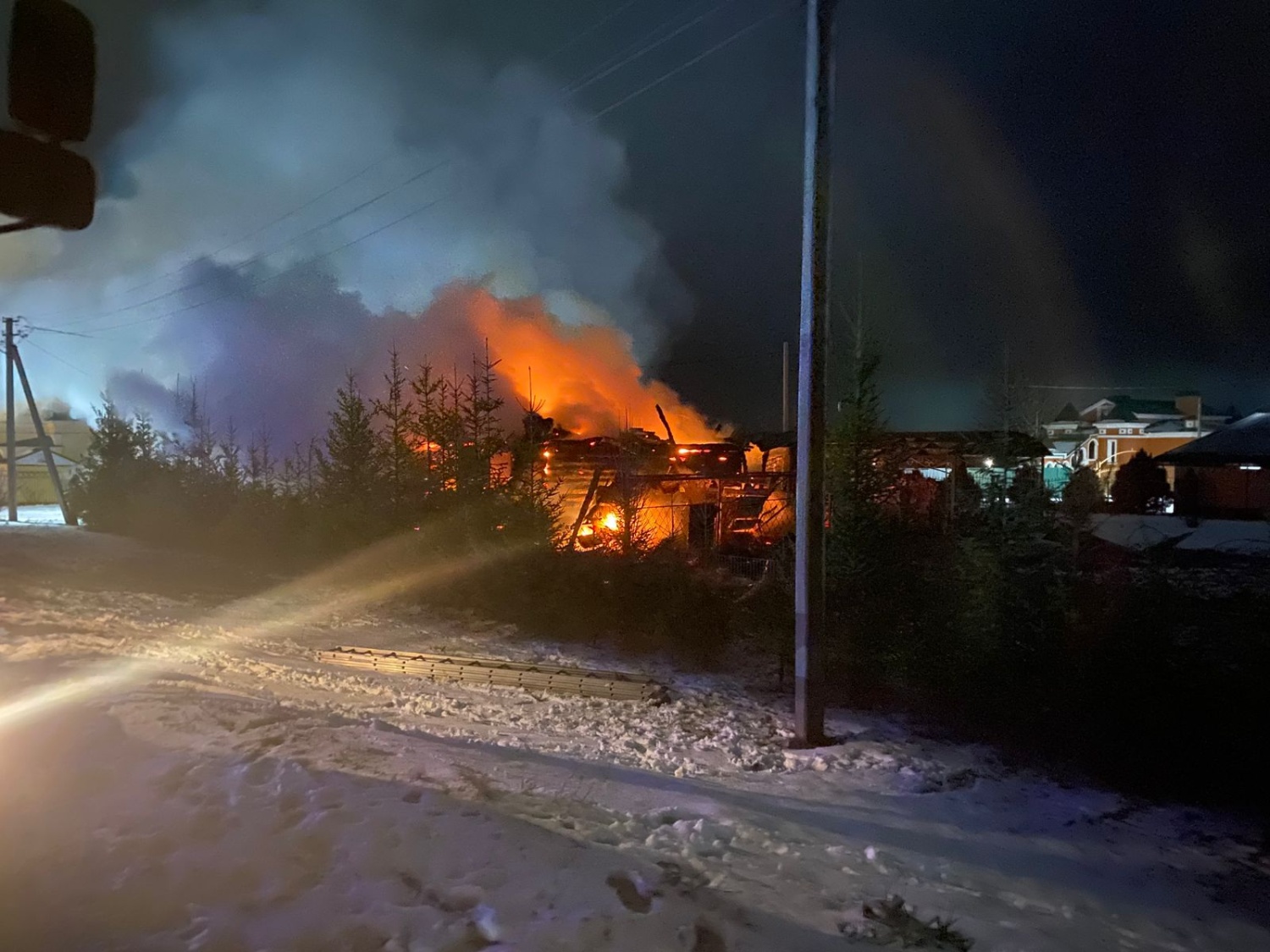 В деревне Камайка произошло возгорание жилого дома В деревне Камайка произошло возгорание жилого дома
