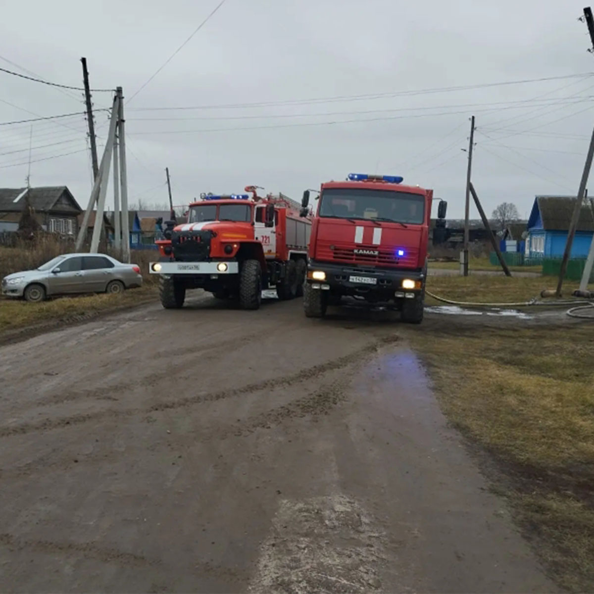 В деревне Александровка Городищенского района произошел пожар В деревне Александровка Городищенского района произошел пожар