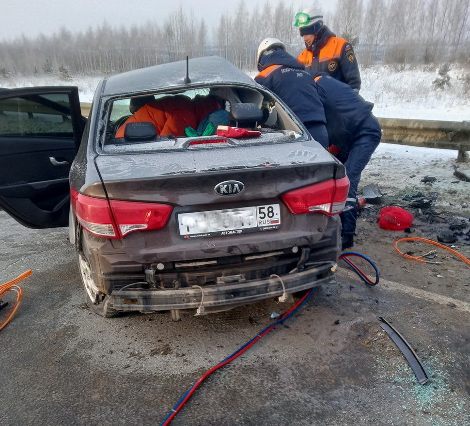 Спасатели ГУ ППСЦ приняли участие в ликвидации последствий ДТП 22 и 23 декабря
