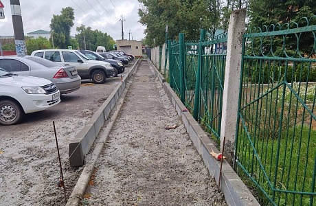 В Земетчинском районе модернизируют общественное пространство на улице Кирова