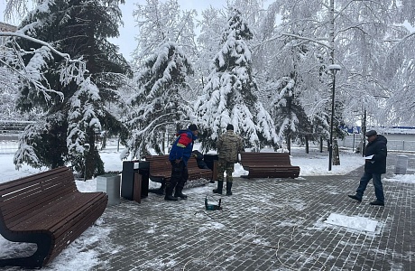 В Сердобске продолжают благоустраивать городские скверы