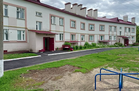 В Наровчатском сельском совете благоустроили две дворовые территории