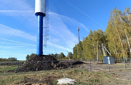 В селе Усть-Каремша капитально отремонтировали водонапорную башню В селе Усть-Каремша капитально отремонтировали водонапорную башню