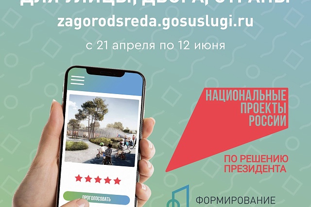 Продолжается Всероссийское голосование по выбору общественных территорий Продолжается Всероссийское голосование по выбору общественных территорий