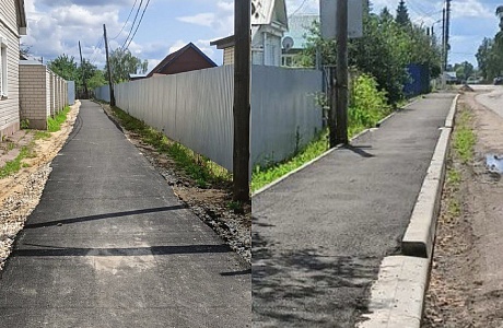 В Колышлее обновляют пешеходную зону на улице Садовой