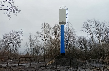 В селе Голицыно капитально отремонтировали водонапорную башню В селе Голицыно капитально отремонтировали водонапорную башню