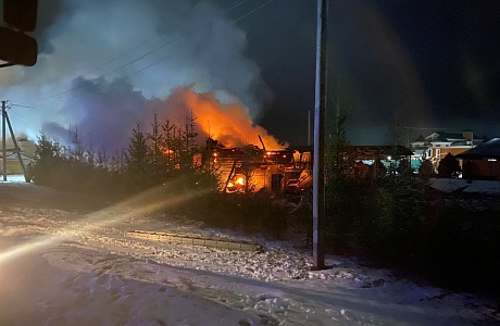 В деревне Камайка произошло возгорание жилого дома