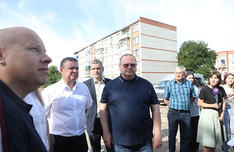Губернатор оценил ход благоустройства Сердобска