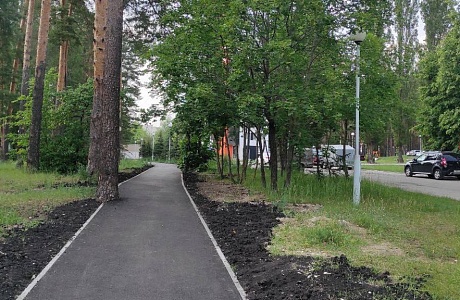 В Заречном завершились работы по модернизации пешеходной зоны